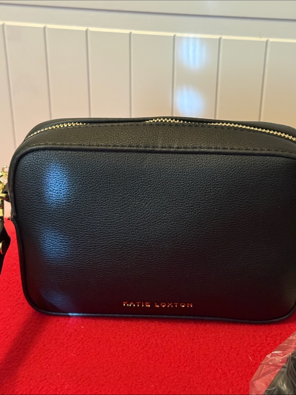 Katie Loxton Avery Small Crossbody Bag Vegan Leather Black